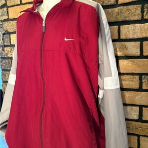 Nike Red Zip-Up Jacket